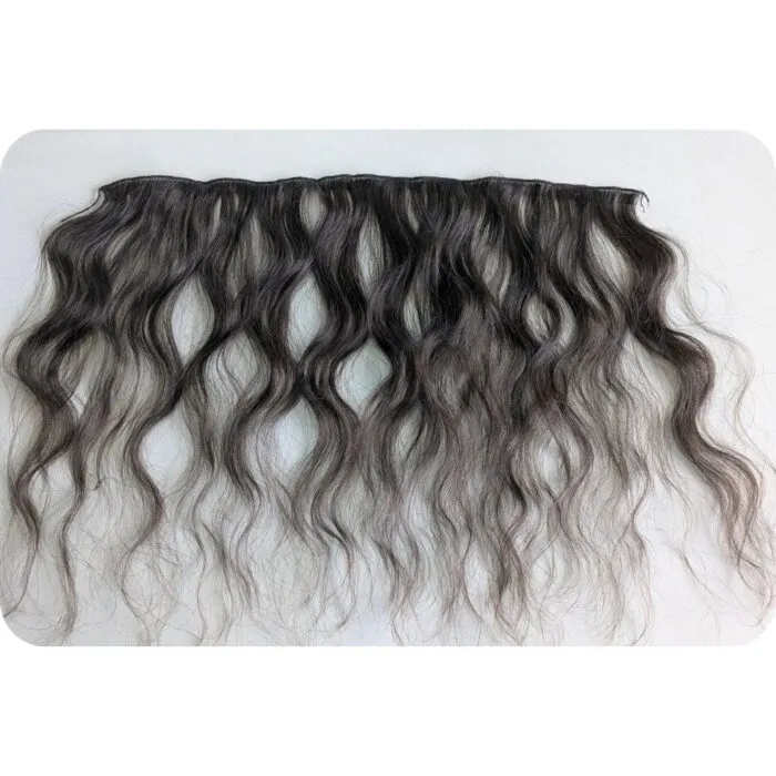Natural Wavy Hand Weft Hair Extensions