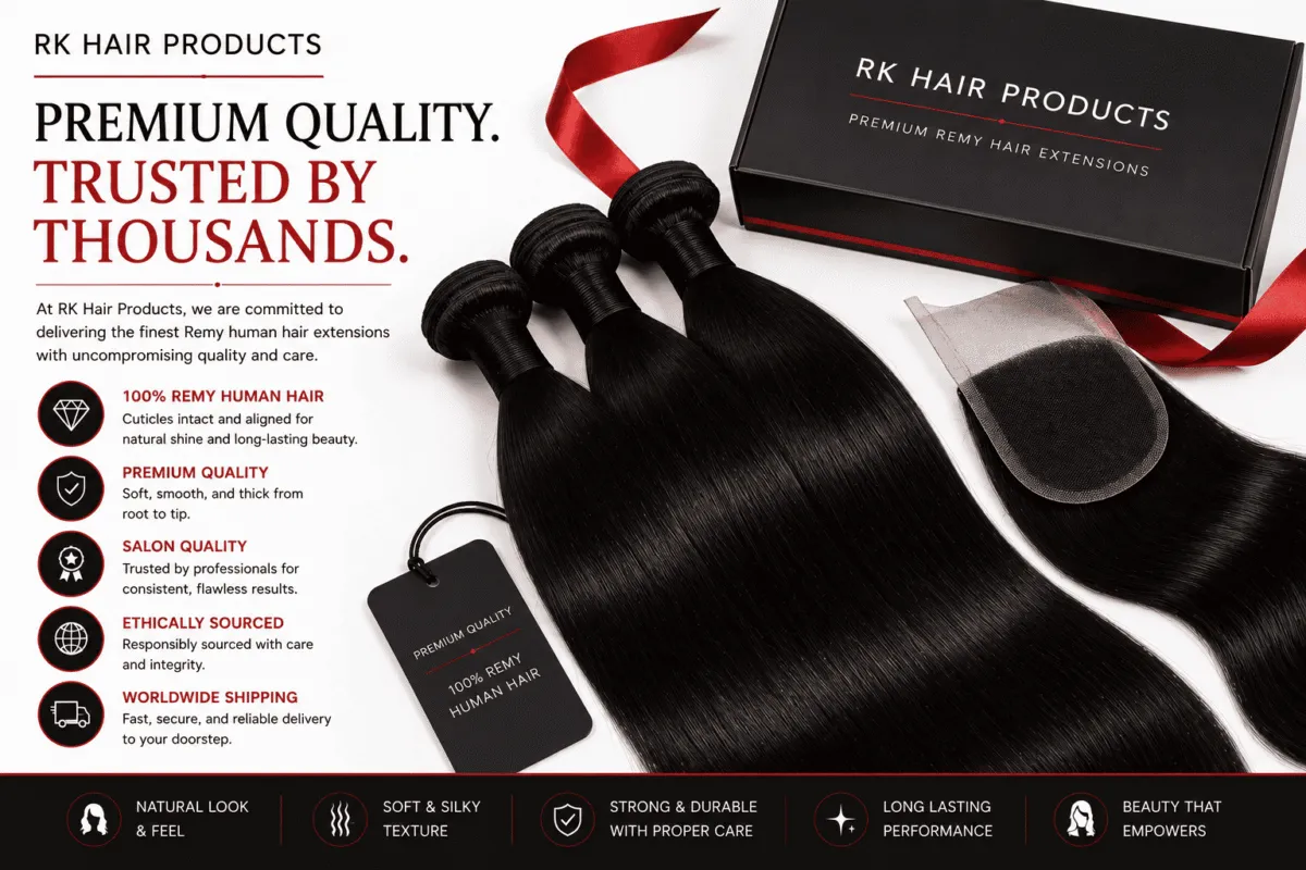 100% trusted premium virgin human hair